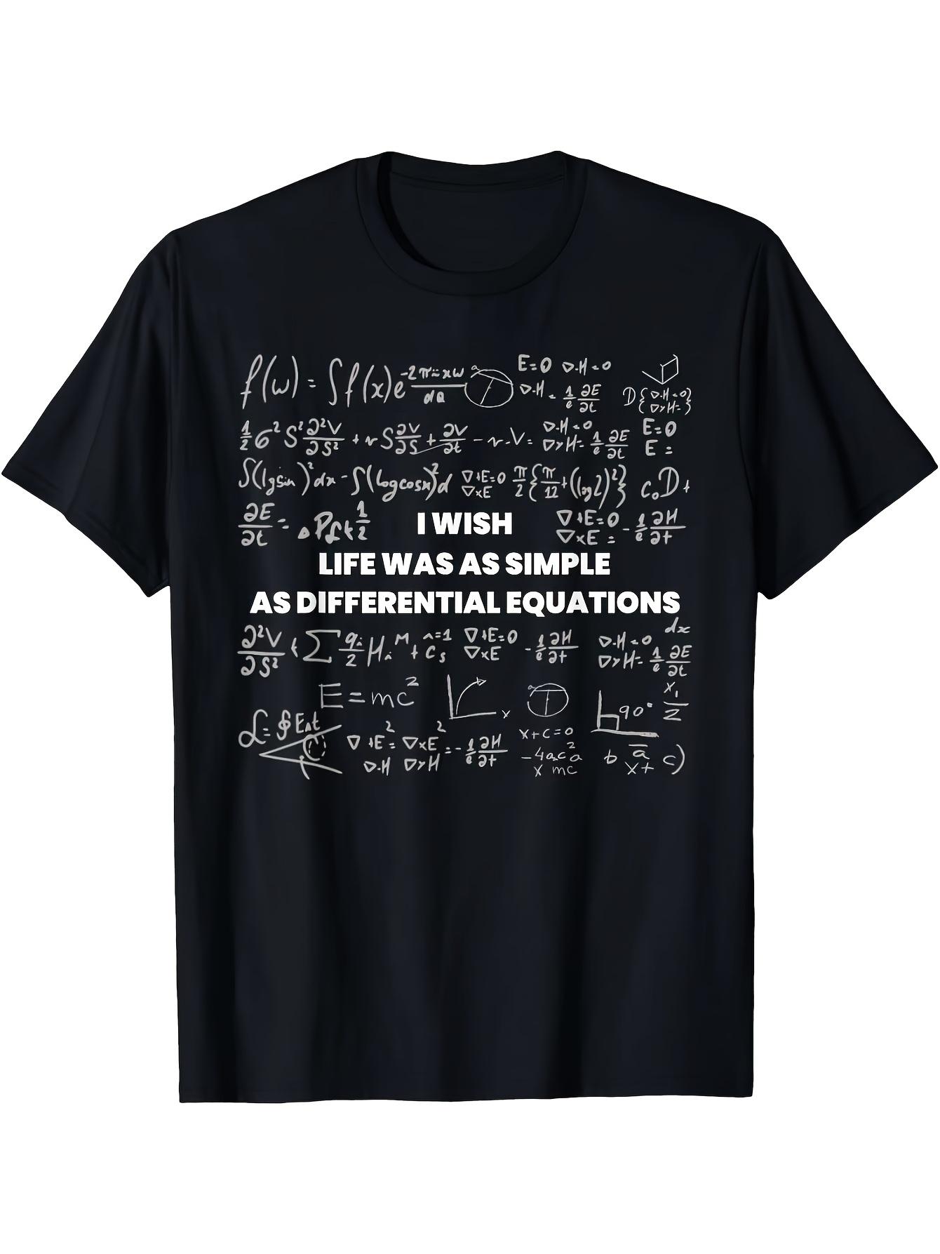 Long Sleeve T-Shirt y2k Math T Black M