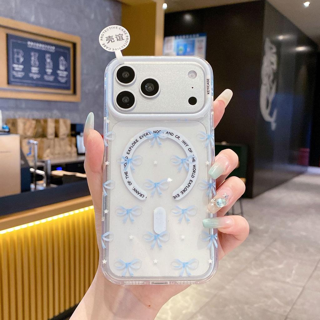 iPhone11Pro Colorful Glitter Magnetic Phone Case Cute Animal Apple 11 Puppy Protective Case