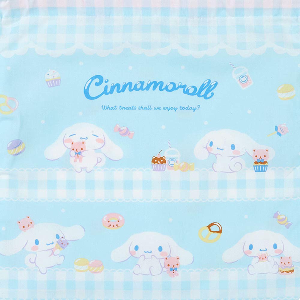 Sanrio Cinnamoroll Drawstring Bag with Handle 734101 (Candy Design),