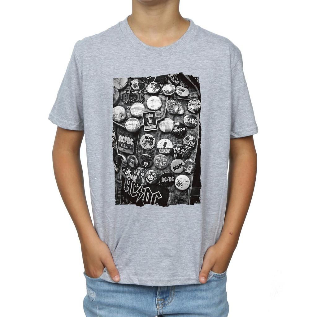 AC/DC Boys Badges Collection T-Shirt