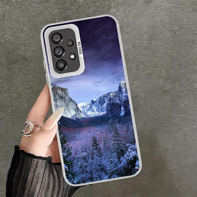 

Mountain Peaks Landscape Shockproof Phone Case for Samsung A17 A16 A15 A14 A37 A57 A36 A56 A26 A35 A55 A25 A34 A54 A24 A13 A23 A Samsung A25