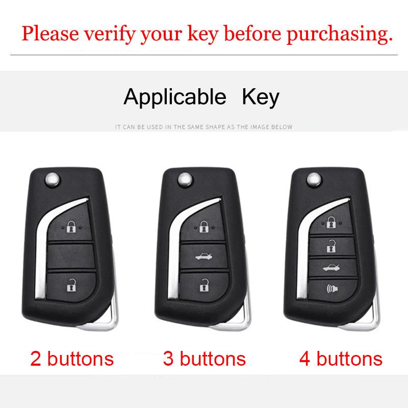 New Car Remote Key Cover Case For Toyota Camry Rav4 Forturner Hilux Auris Corolla Avensis Verso Yaris Aygo Scion Tc Im Shell Fob