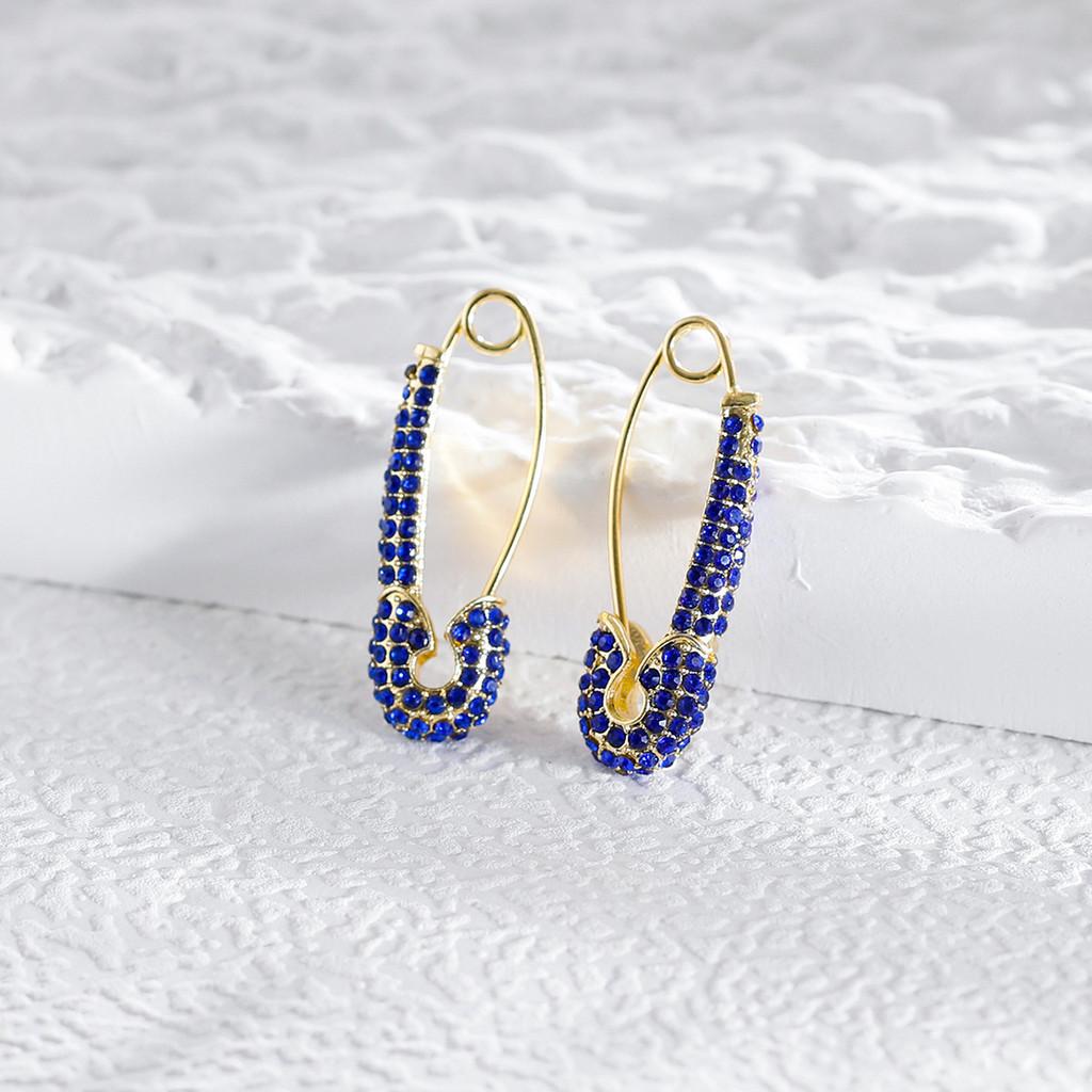 Colorful Geometric Elegant Rhinestone Earrings Perfect For Any Outfit