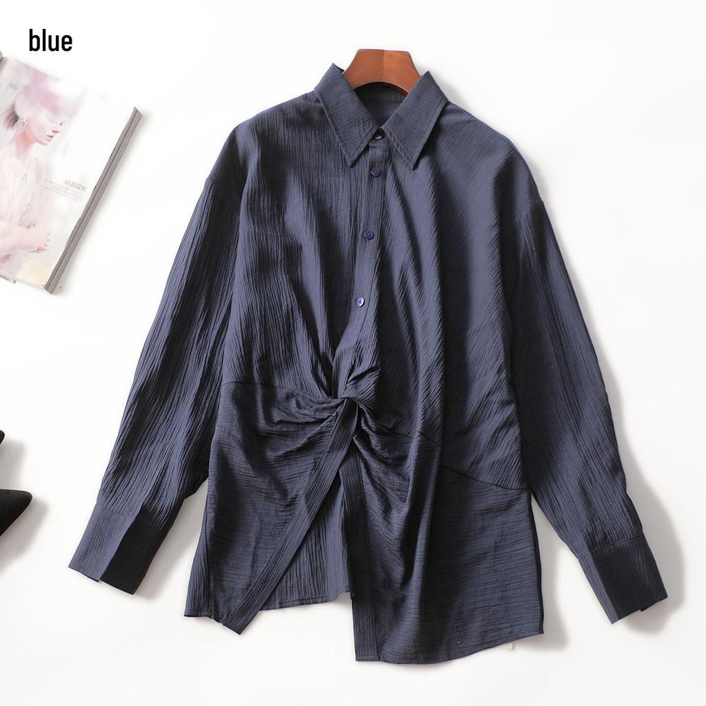 Autumn Long Sleeve Mid-Length Women's Shirt
