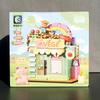 LULU Pig 608071-5 Magic Street Scene Building Blocks Set Kids Ages 7-14 ABS Plastic Small DIY Educational Toy