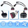 2Pcs Conversion Harnesses Plug Connector for Truck 2009-2018 Housing Headlight to Projector Headlight Wiring