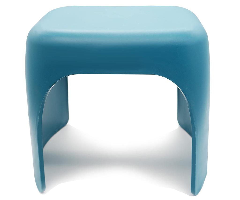 [Exklusiv bei Amazon.co.jp] ATALANTA Duschstuhl, Duschhocker mit rutschfesten Stufen, Antibakterieller Tritthocker, 27 cm hoch (Blau, L), Exklusiv bei Amazon