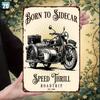 Retro Vintage Motocykl Metalowy Znak Blaszany Sztuka Ścienna Dekoracja Garażu Vintage Amerykański Motocykl Metalowy Plakat Dekoracja Ściany Garażu