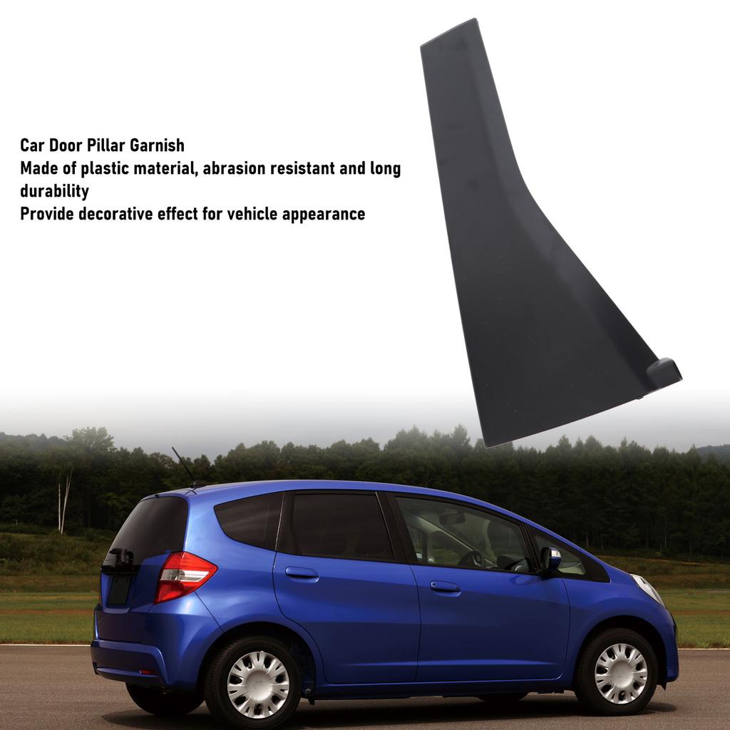 Car Rear Door Pillar Garnish Plastic Abrasion Resistant Precise Match Long Lasting for Fit 2009 to 2013 72721 TF0 003 Rear Right