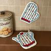 Cute Cartoon Hand Towel Absorbent Quick-drying Kitchen Towel Household Hanging Handkerchief Creative Wall Hanging Decorative Rag