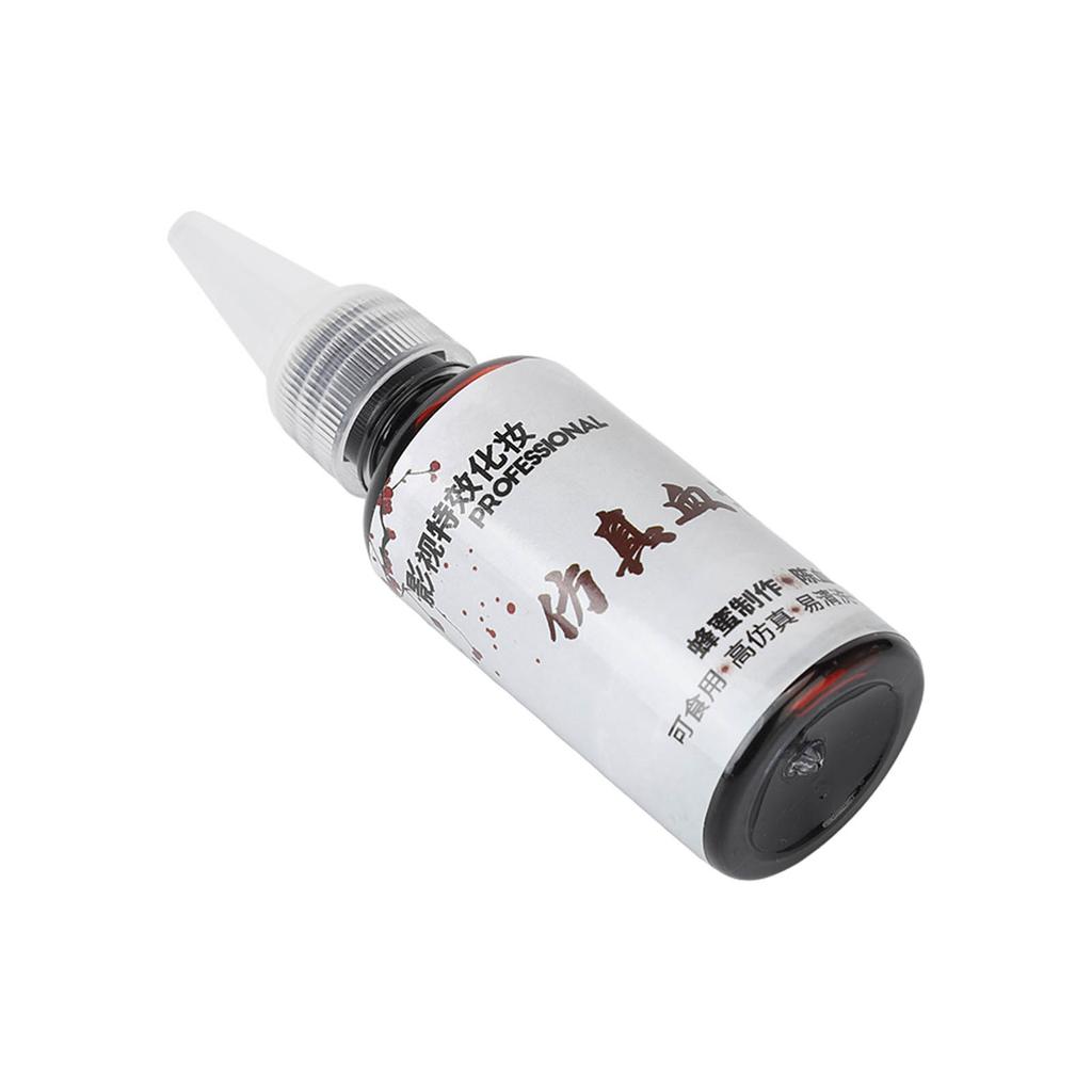 30ml Makeup Fake Blood Edible Red Realistic Portable Washable Cosmetic Blood for Dress Up