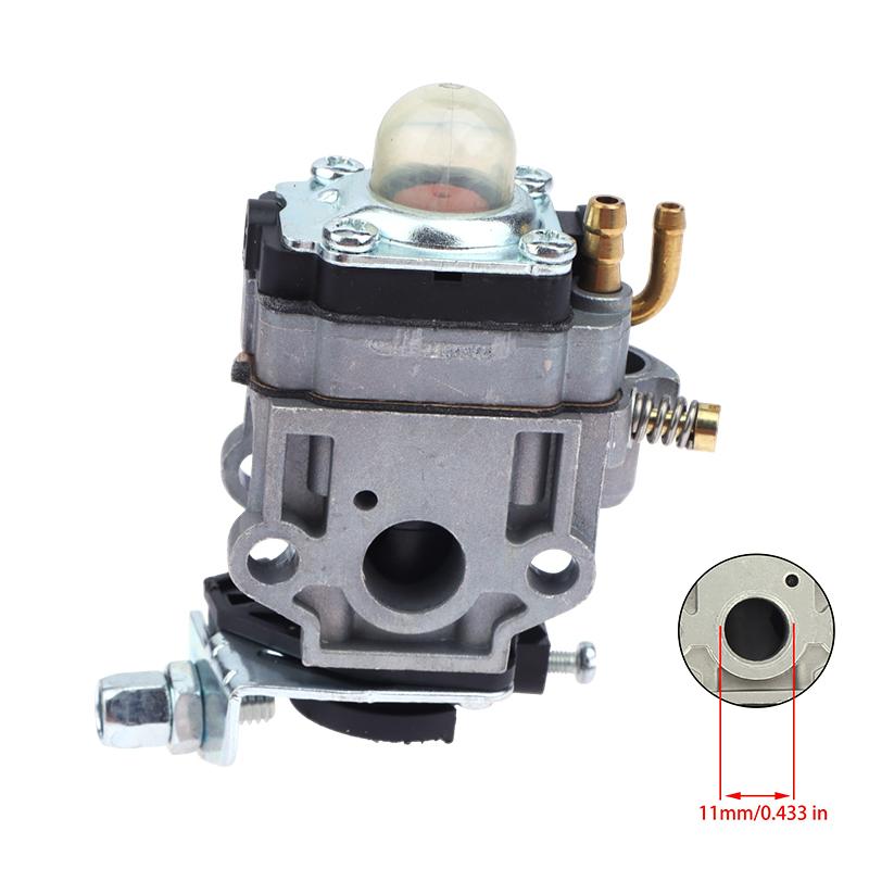 11Mm/15Mm Brushcutter Carburetor For 2-Stroke Hedge Trimmer 22Cc-52Cc Universal Fit Carb Brush Cutter Chainsaw Replacement Part