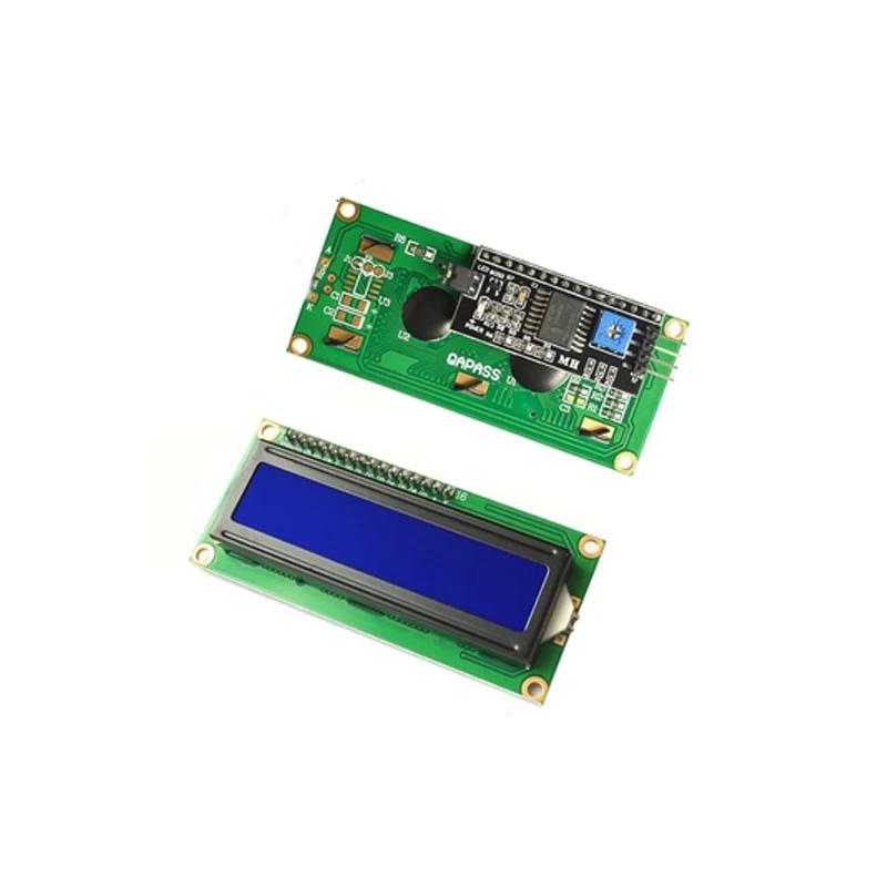 LCD1602 LCD Module 1602 5V Blue Screen Character Display Module with IIC/I2C Interface Adapter Board