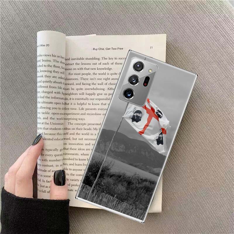 Flagge von Sardinien Handyhülle Für Samsung Galaxy S25 Edge S24 S23 FE S22 S26 Ultra S21 S20 S10 Plus Capa Weich