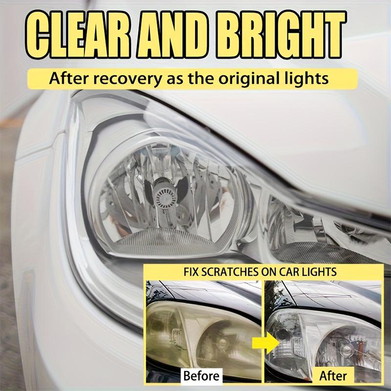 Headlight Restoration Kit: Restore Clarity, Remove Oxidation, and Enhance Brightness - Quick and Effective Solution - Suitable f