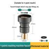Pure Copper Automatic Shut-off Washing Machine Faucet - Multi-functional Angle Valve, Thickened Mini Design