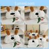 Animal Cartoon Dog Plush Pencil Case With Storage Bag For Students Gift Cute
