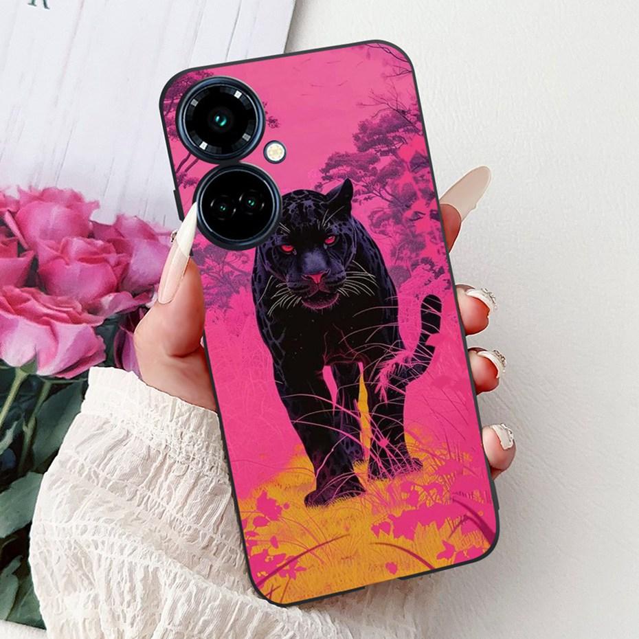 New Design Phone Case For Tecno Camon 19 Pro 5G 4G Camon19 Black Silicone Soft Cover For Tecno Camon 19 19Pro 4G Cases Bumpers