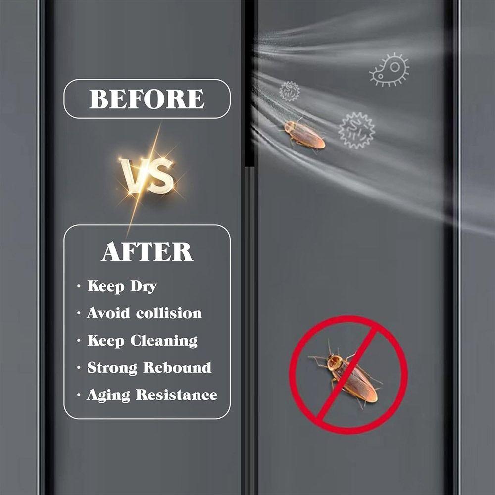 Self-Adhesive Cabinet Door Dust Strips 2.8M Gap Filling Strip New Wardrobe Seal  Moisture-proof