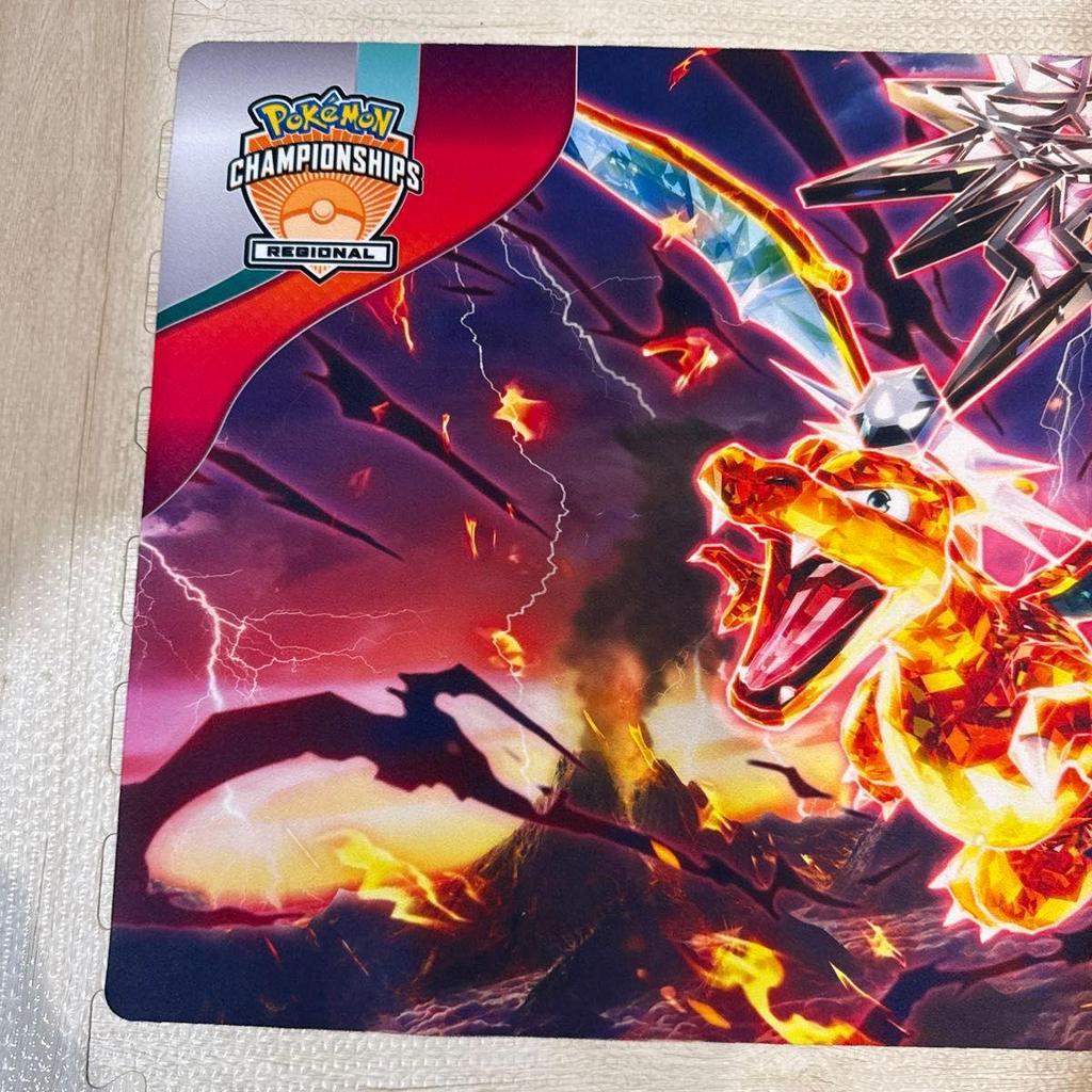 Used Overseas Tournament Limited Pokemon Card Game Playmat Charizard REGIONALS
