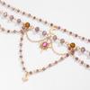 Sun Crystal Beads Necklace Star Women's Jewelry Creative Moon Tassel Pendant Choker  Daily Wear