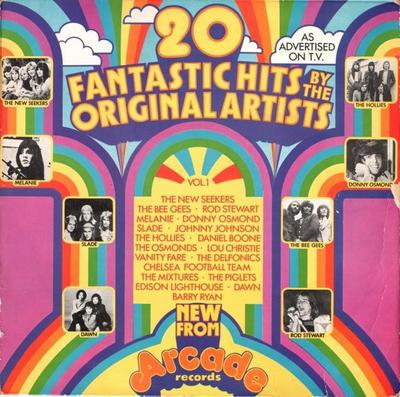 LP Record VARIOUS - 20 Fantastic Hits By The Original A 2891001 ARCADE 1972 UK Rock Used