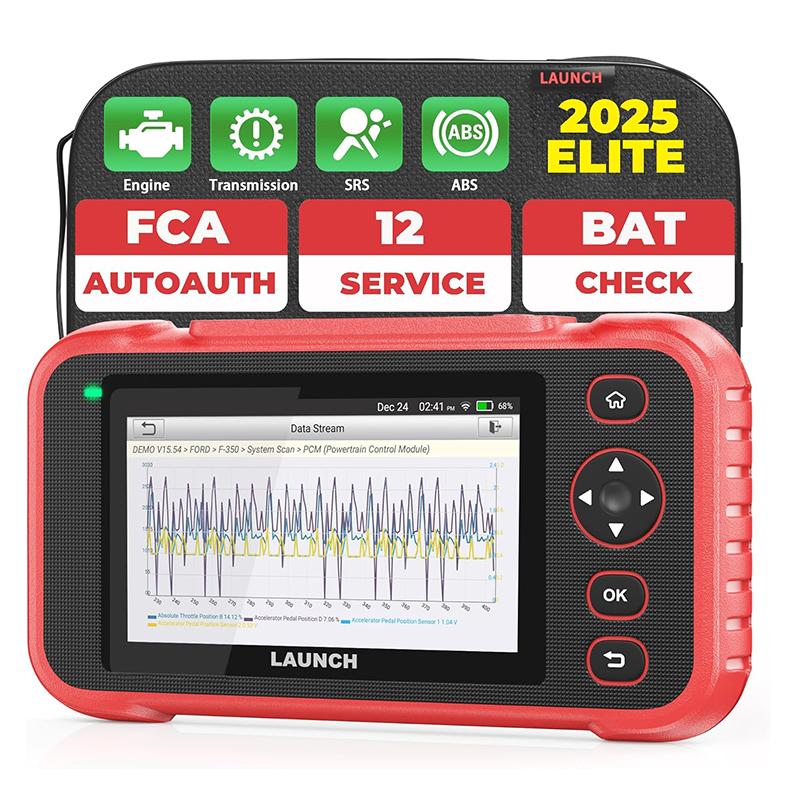 USA EU Warehouse LAUNCH OBD2 Scanner CRP129I V2.0 Elite 2026 Scan Tool With Four System Diagnosis 8 Resets PK CRP129X