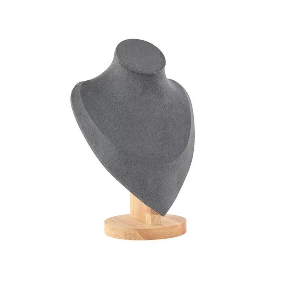 Elegant Necklace Display Stand Portable Mannequin Stand Jewelry Bust Display Holder Trade Show