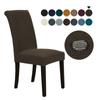 Waterproof Elastic Jacquard Chair Cover for Dining Room Chair Covers for Chairs Kitchen Wedding Hotel Banquet Protector Seat