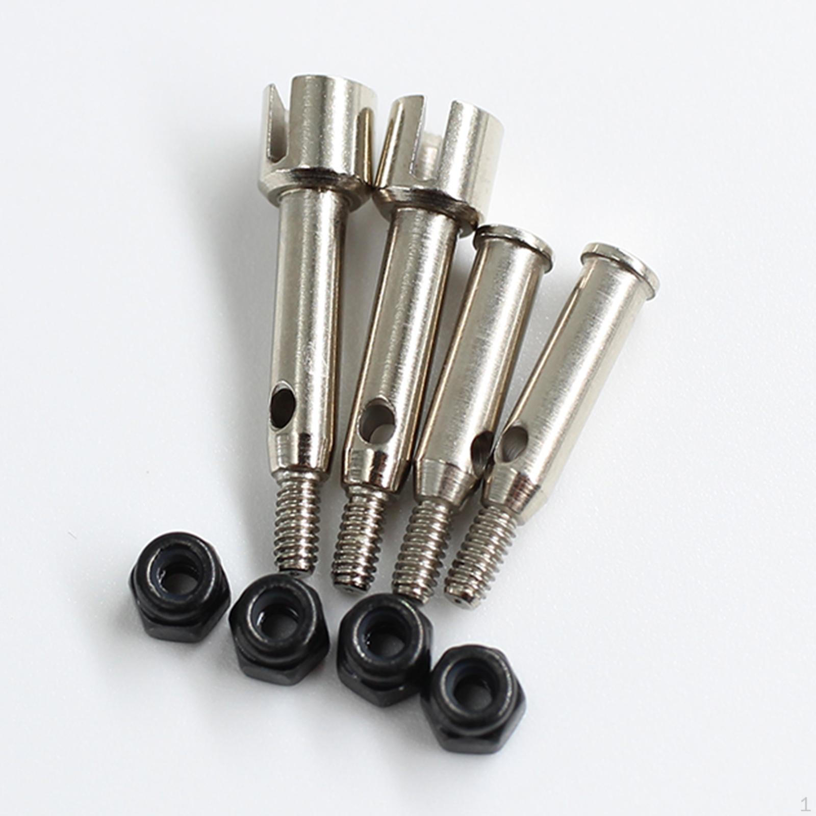 

RC Wheel Axle Cups Metal Stub Shafts, Easy Install ,Professional 3347 Rear Cup for 244016