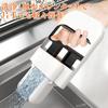 JUJUGO Mini PVA Includes 2 Replacement for and Black and White Mop, Foldable, High-Density Sponge, Wet/Dry Use, Heads, Kitchen, Windows, Cars,