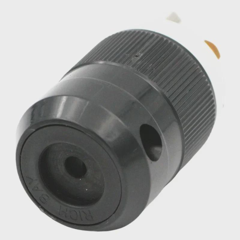 XIONGDA NEMA 5-15P 15A 125V Three-Pin Industrial Power Plug