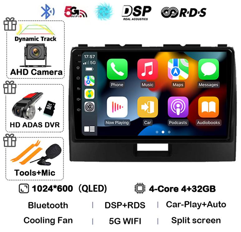 Android 14 Carplay For Suzuki Wagon R 2010 2011 2012 2013 2014 2015 2016 2017 2018 Car Radio Multimedia Video Player GPS Stereo