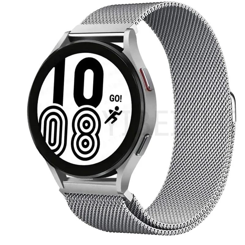 

Milanese Loop Strap for Samsung Galaxy Watch 7 6 5 4 44mm 40mm Magnetic Metal Band 22mm 20mm Bracelet Galaxy Watch 4/6 Classic 22MM watch band