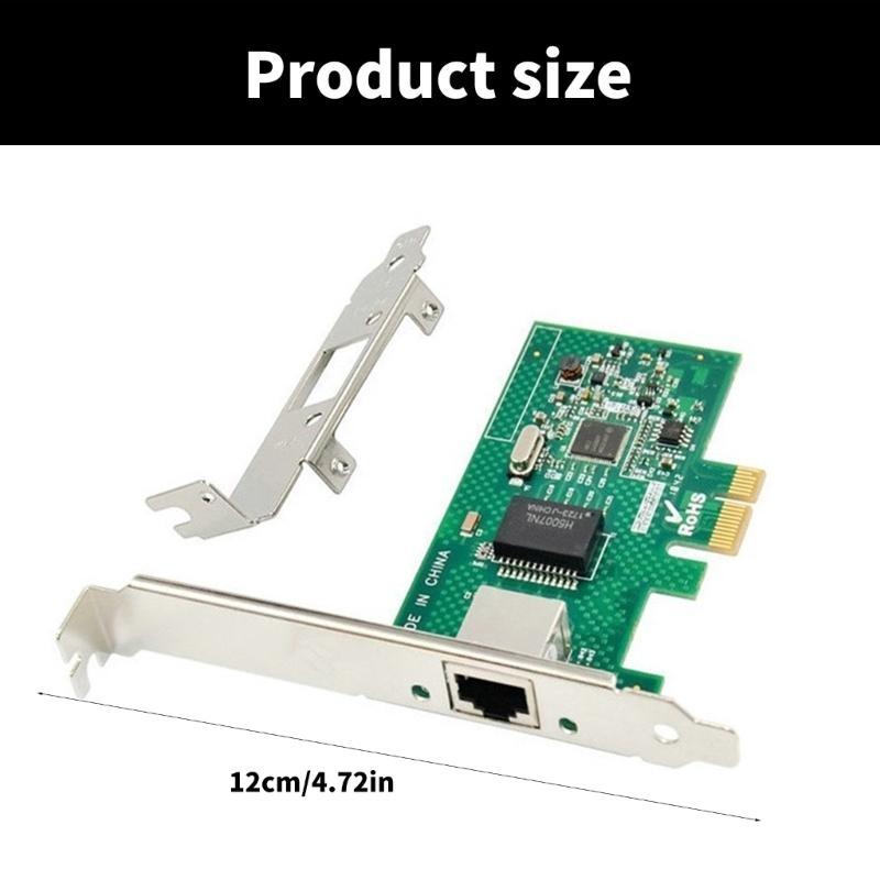 Gigabit PCIe Networking Card 1000M Ethernet Adapter with I210AT for Desktop and Server