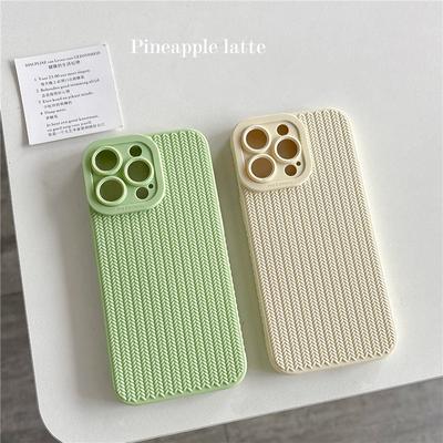 Modische Candy Color TPU-Telefonhülle für iPhone 15 13 12 11 Pro Max 14 Plus 7 8 Plus X XS XR SE2 SE3 Weiche Silikonhülle