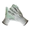 SIZA Safety Cut Proof Seamless Knitted Safety Gloves with Cow Leather Palm Anti-cut Function for Slaughter Cutting & Repair Work