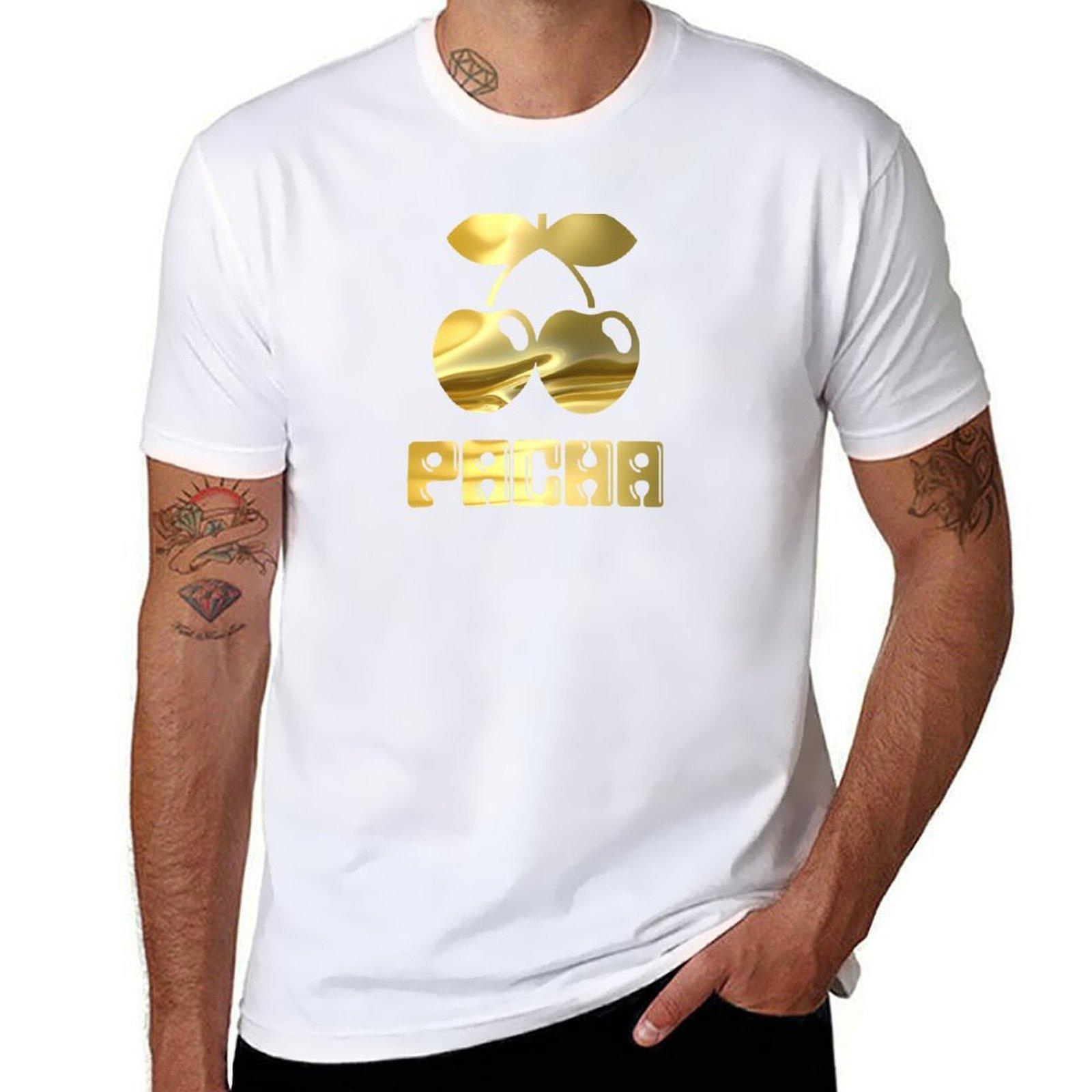 

Pacha Ibiza club gold edition - Ibiza island T-Shirt t shirts cotton 100% men t shirt cotton 100% T-Shirt XL