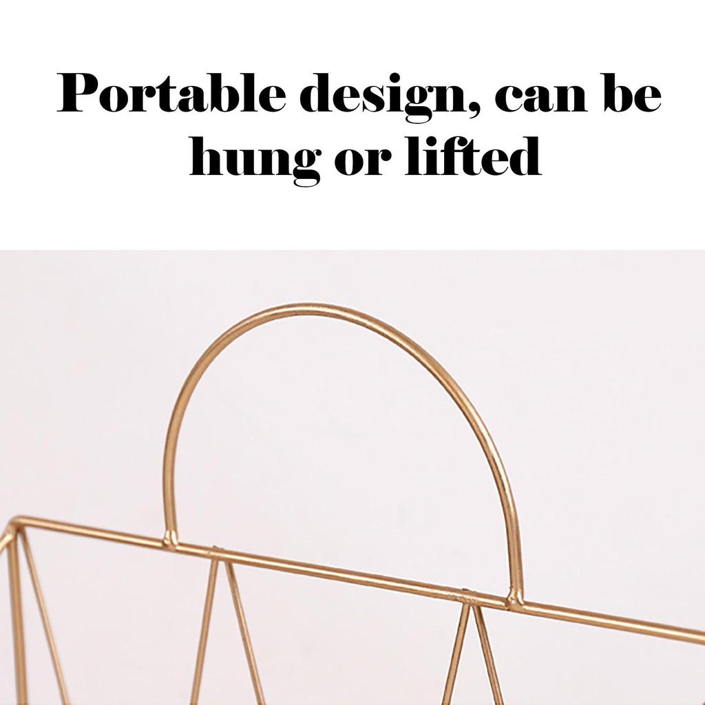 Modern Metal Wrought Iron Wall Shelf Home Bedroom Study Wall