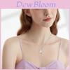 Christmas Day Night Couple Necklace With Geometric Alloy Pendant Day And Night Design For Holiday Gift