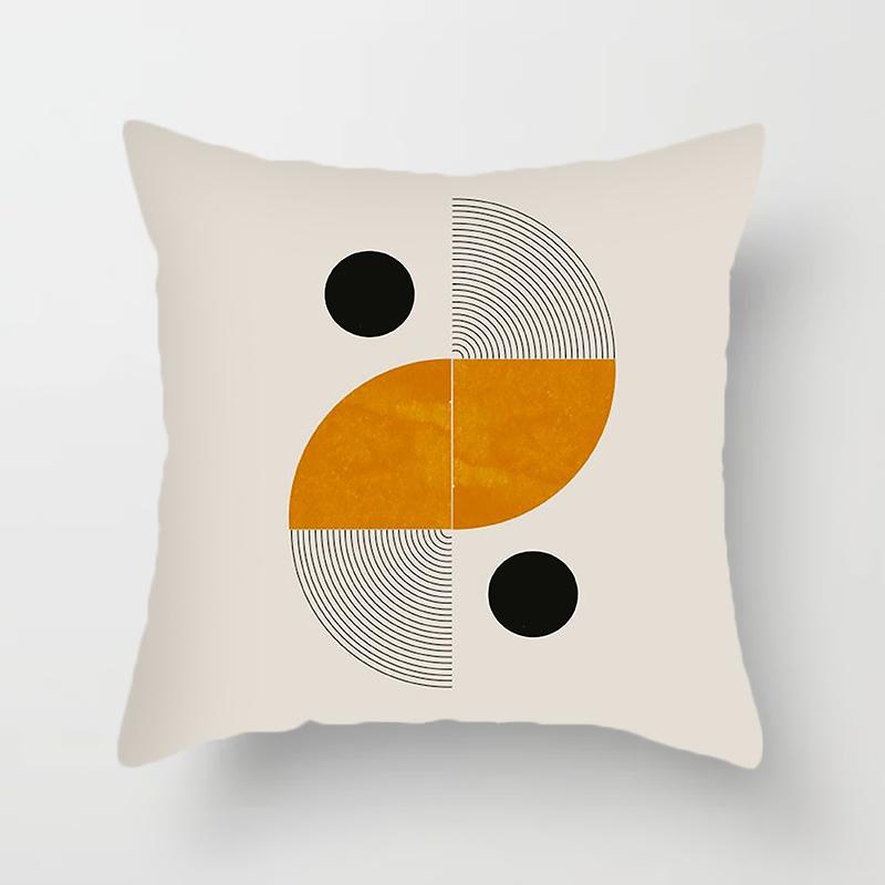 Abstract Geometric Decorative Pillowcase Sofa Cushion Cover Soft Throw   Home Office Bedroom