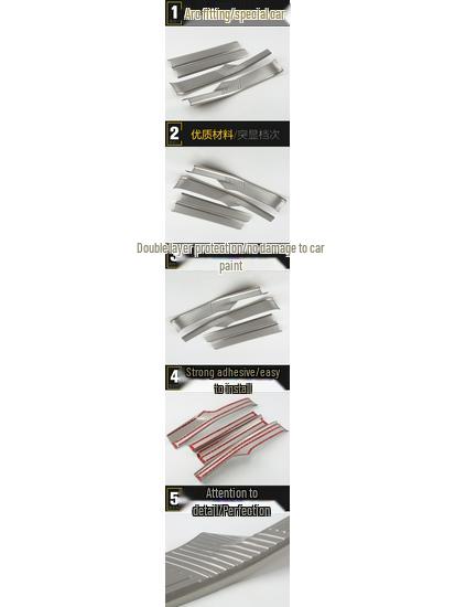 17 5 Series Bumper & Trunk Sill Anti-Scratch Scuff Plate