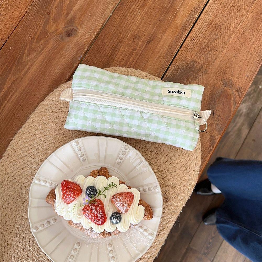 

Творческий холст сумка для ручек большой емкости многофункциональная косметичка пенал студент