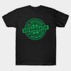 Herren Schwarzes T-Shirt mit Aufdruck Shenanigator Grün No-Cut Transferpapier Druck Baumwoll-T-Shirt