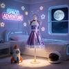 Artificial Intelligence Aliens Cosplay Dress For Kids Party Performance With Sequin And Cartoon Elements