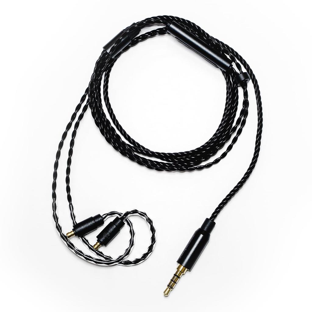Acoustune ARM Series ARM011CM Pentaconn Ear with Microphone Replacement Cable for RS RS THREE ARM011CM-BULK Long-3.5mm 4-Pole [Bulk Package] ONE,