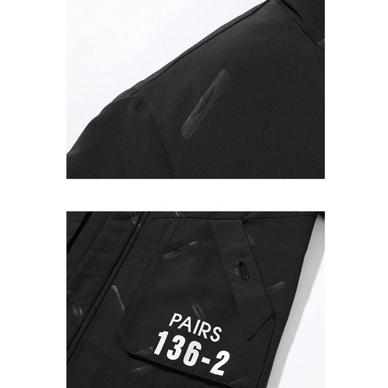 Winter verdickte Übergröße mit Kapuze, lässiger Reißverschluss, lockerer Typ, Stehkragen, warme Jacke, 4XL-10XL