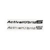 3D ABS Active hybrid 3 5 7 Car Tail Trunk Labels Emblem Badge Stickers