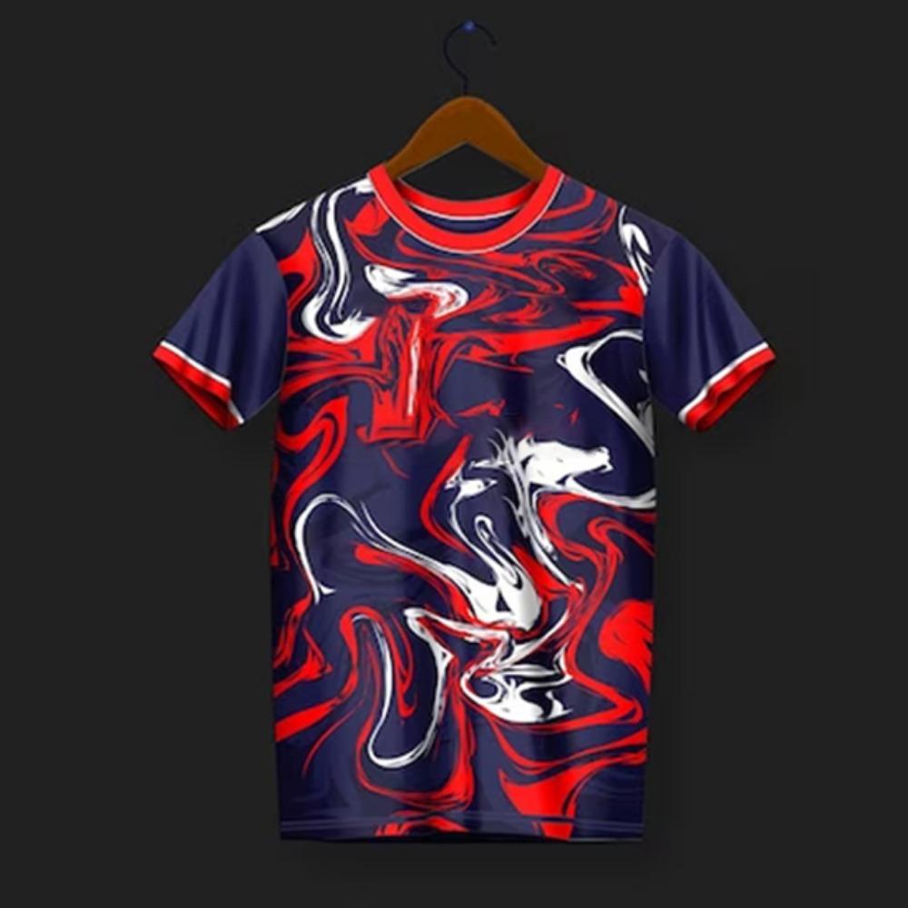 Kids T-shirt Street Graffiti Pattern Print Short-sleeved Tops Tees Casual Girl T-shirt Boy Streetwear