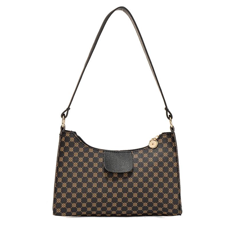 

Сумка подмышкой Маленькая сумка Повседневная универсальная сумка через плечо для женщин чёрный